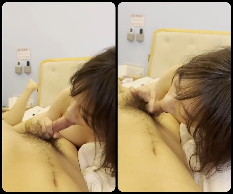 Tình nhân ngoan bú láp cây hàng bự của anh