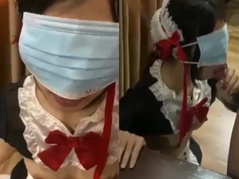 Con ghệ việt dâm cosplay nô lệ mút bú con cu điêu luyện